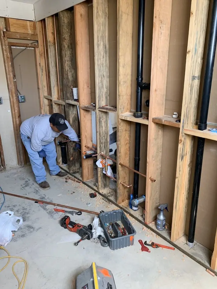 Commercial rough-in plumbing for Gas Line Repair in Claridge Court